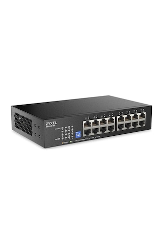 Zyxel Ağ Anahtarı 16 Bağlantı Noktası Yönetilmeyen Gigabit Gs1100-16s