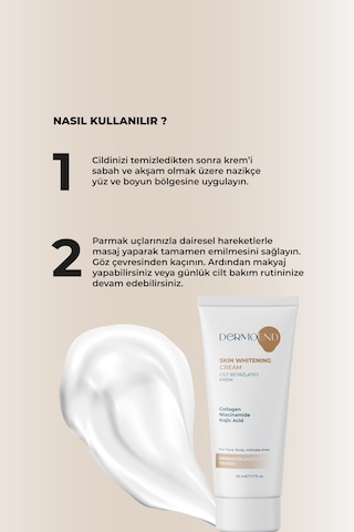 Dermoend Cilt Beyazlatıcı Krem 2'li