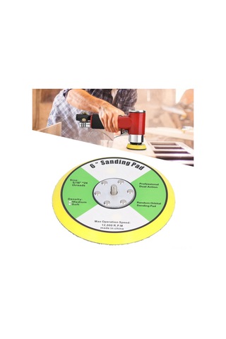 Xindoker Pu Malzeme Zımba Tabanı - 6 İnç, 5/16"x24 Vida, 12000 Devir/ Dakika - Zımba Ve Parlatma İçin Pnömatik Zımbalar İçin Uygun