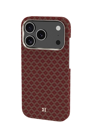 Apple Uyumlu iPhone 17 Pro Kılıf M-safe Şarj Özellikli Armorair Armorgrid Serisi Kevlar Kapak Turuncu Turuncu