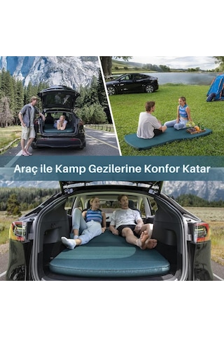 Kingcamp Camper Car 3d Duo Tesla Ve Suv Araçlara Uygun Şişme Mat Çok Renkli