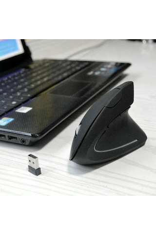Monozone Ergonomik Mouse Bilek Destekli Kablosuz Dikey Pc Usb Mouse