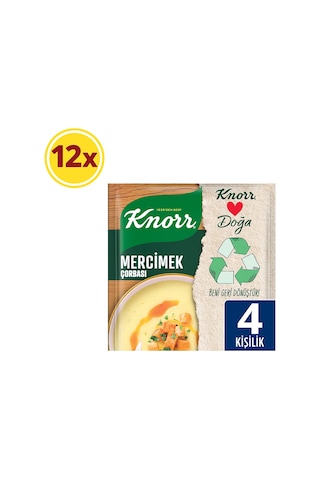 Knorr Hazır Mercimek Çorbası 12 x 76 G