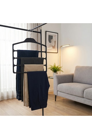 Koçtaş Soft Touch Pantalon Askısı Siyah