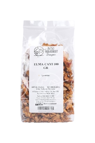 Bitki Baharat Dünyası Elma Çayı 100 G