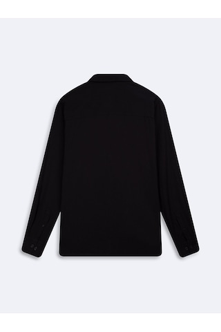 LTB Uzun Kollu Regular Basic Siyah Gömlek Çok Renkli