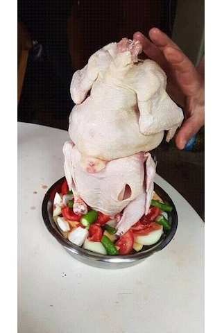 Teneke Tavuk Pişirme Aparatı