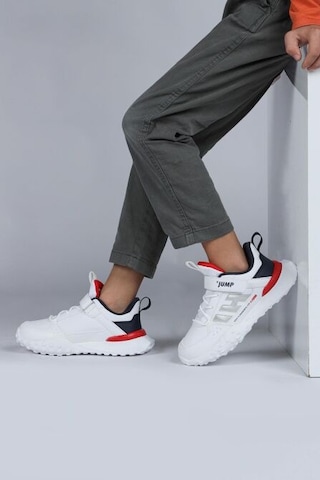 Jump 29602 Cırtlı Üniseks Çocuk Sneaker Günlük Spor Ayakkabı Beyaz Beyaz