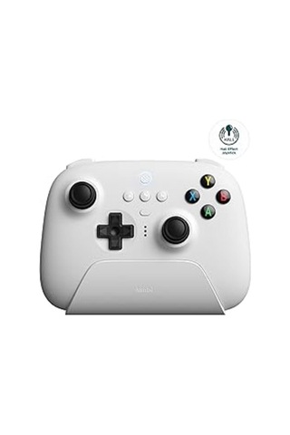 8bitdo Ultimate Hall Effect 2.4g Cotroller Ve Şarj Dock - Beyaz Widows, Adroid Pc Ipad Uyumlu-119669