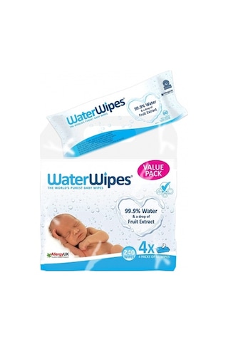 Waterwipes Islak Mendil 4'Lü Paket 240'Lı