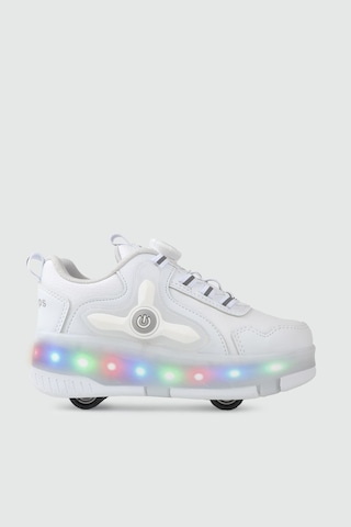 Cem Pekşen Ndrops Ptnl26 Siyah Patenli Çocuk Sneaker Beyaz
