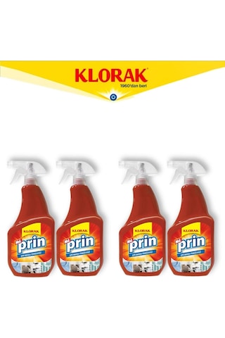 Nilprin Çok Amaçlı Temizleyici 750 Ml 4 Adet 4'lü Set