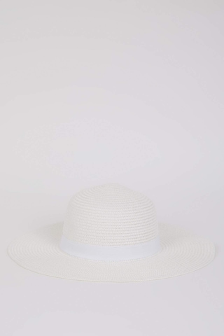 DeFacto Kadın Hasır Şapka M8818AZ25SMWT41 Beyaz