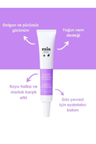 Mia Klinika Leke Ve Çizgi Onarıcı Peptit İçeren Göz Çevresi Bakım Kremi 20 ML