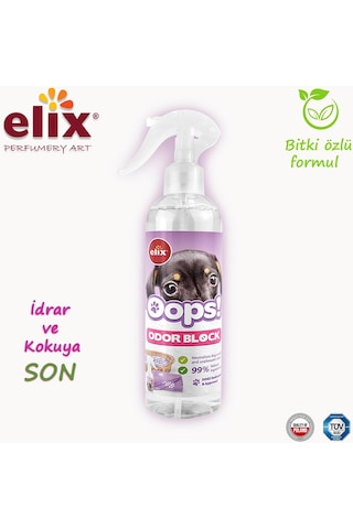 Elıx Bitki Özlü Köpek İdrar Yapma ve Koku Önleyici Sprey 300 ML