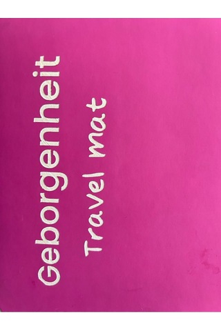 Geborgenheit Travel Serisi Kauçuk Poliüretan Pilates Yoga Matı Fuşya