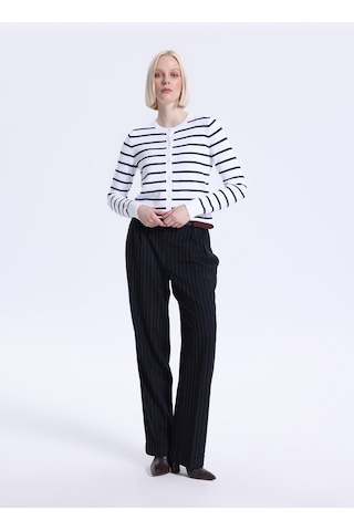 Lauren Ralph Lauren Lacivert Kadın Yün Karışımlı Pantolon 200p07903