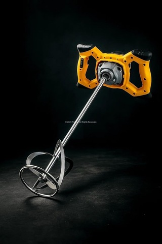 Boya Karıştırıcı, Hex, 6 Köşe Helis, 100x425 Mm, Çelik, Spiral Karıştırma Aparatı, Matkap Uyumlu, Epoksi, Al