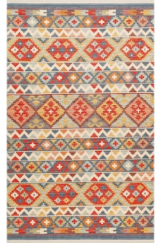 Hoom Rugs Vagrant Vgt 02 Aqua Yıkanabilir Çift Taraflı Otantik Halı