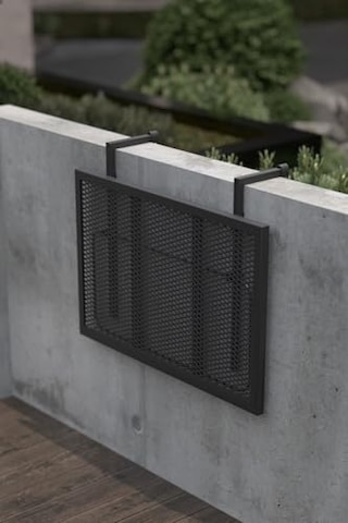 Metal Katlanır Balkon Masası -askılı Katlanır Masa 5002 Açık Ceviz
