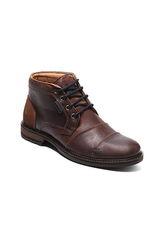 Bot Erkek 10522 021 Wk-john May Orkut Suede Cognac Kahve