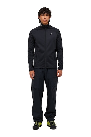 Peak Performance Peak Performance Rider Essentials Zip Jacket Erkek Siyah Fleece 22873