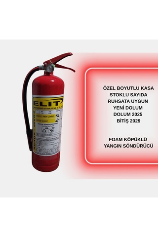 Ruhsata Uygun Foam Köpüklü Yangın Söndürcü Özel Kısa Kasa Stoklu Sayıda