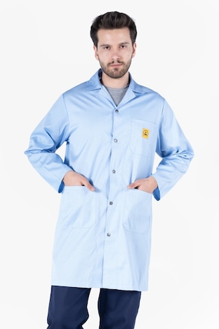 Antistatik Önlük Esd Mavi