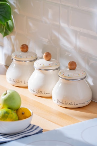 Made With Love 6 Parça Kavanoz Seti - 1 Lt