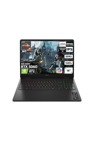 HP Omen C12CPEAHMF20 Ryzen AI 9 365 40 GB 2 TB SSD 8 GB  RTX5060 16" W11P Dizüstü Bilgisayar
