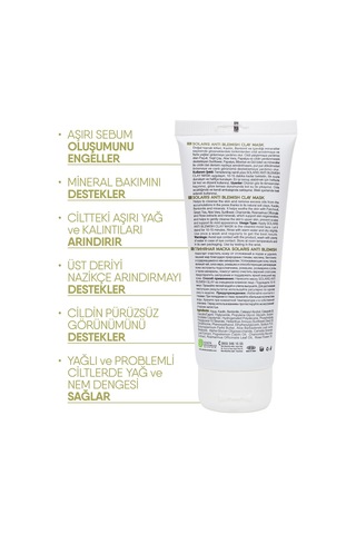 Solaris Kil Maskesi Yağlı ve Lekeli Ciltler İçin 100 ML