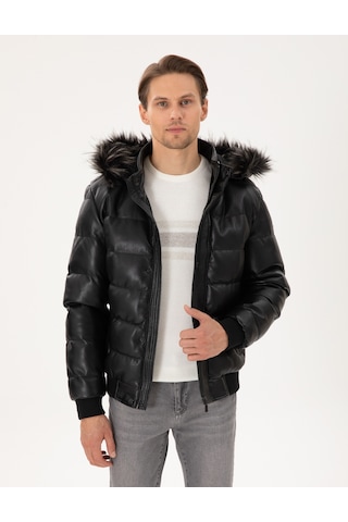 Pierre Cardin Erkek Siyah Deri Mont-kaban 50300556-001 Siyah