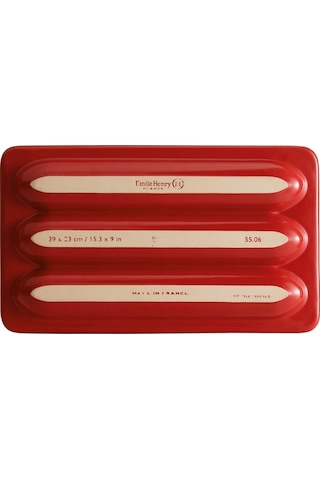 Emile Henry Baget Ekmek/fırın Kabı Dikdörtgen 39 X 23 Cm Kırmızı/burgundy -345506 - Kırmızı/burgundy Kırmızı