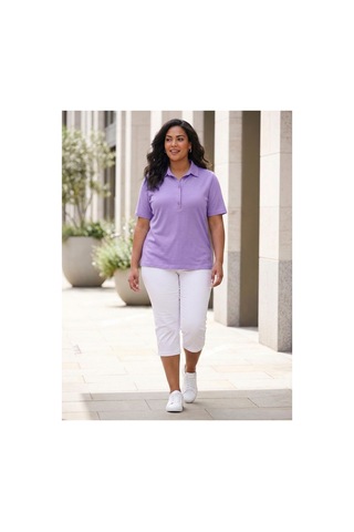 Hanezza Polo Yaka T-shirt Lila - 35199535 Lila