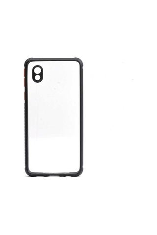 Samsung Uyumlu Galaxy A01 Core Kılıf ​​Zore Kaff Kapak-Siyah