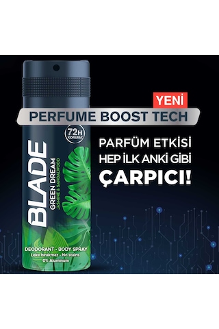 Blade Green Dream Erkek Sprey Deodorant 3 x 150 ML