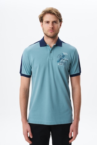 Arma Erkek Regular Fit Baskılı % 100 Pamuk Pike Polo Yaka Tişört Y29374356002 Mavi-m24 Mavi