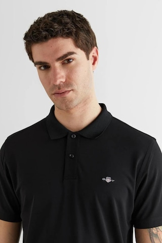 Gant Erkek Siyah Regular Fit Logolu Polo Yaka T-shirt-14834
