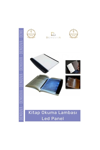 Okumalambası Şeffaf Pleksiglas Göz Dostu Taşınabilir Pilli Kitap Aydınlatma Aparatı Okuma Lambası L