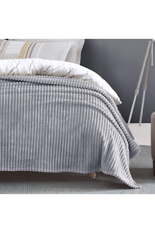 Yataş Bedding Holly Wellsoft Battaniye (Çift Kişilik) - Gri