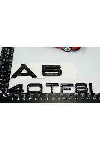 Audi A5 40 Tfsi Parlak Siyah Abs 3m 3d Bagaj Yazı Logo