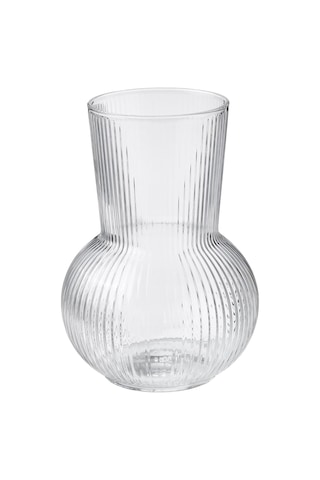 Padrag Cam Vazo - 17 Cm Siyah