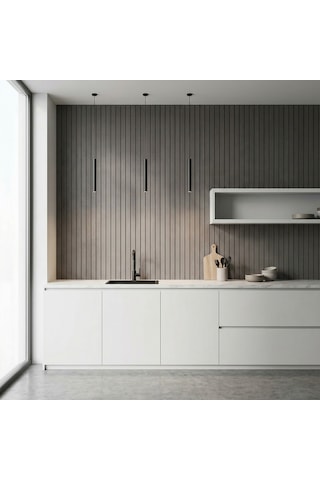 Brano Antrasit Desenli Duvar Lambiri 60x280 Cm-kendinden Yapışkanlı 9-2