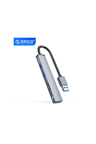 Orico 3 Portlu USB 3.0 Çoklayıcı TF Micro SD Kart Okuyucu Hub Alüminyum