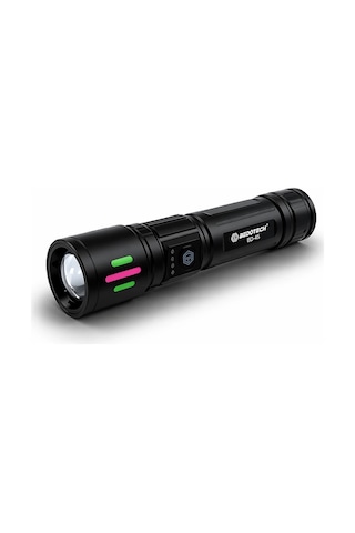 Bedotech Bd-15 6.4w Tg Led Çok Fonksiyonlu Alüminyum Alaşımlı Zoomlu Type-c Şarjlı El Feneri Çok Renkli