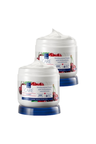 Avon Care Kiraz Kokulu Çok Amaçlı Krem 400 Ml. İkili Paket