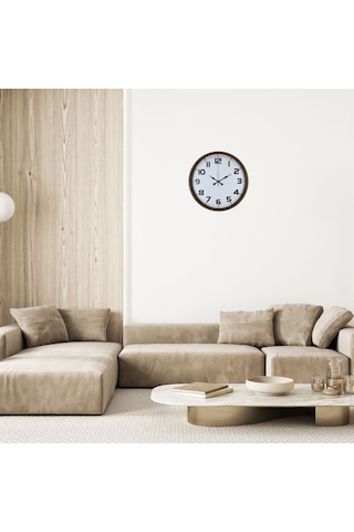 Kahverengi 36 Cm Standart Duvar Saati Diğer 76169581
