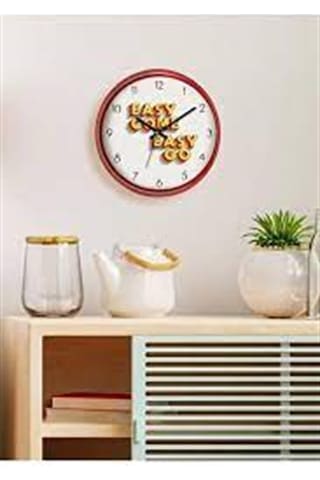 Mia Saat Duvar Hype Easy Come 30 Cm Dvs136 Çok Renkli