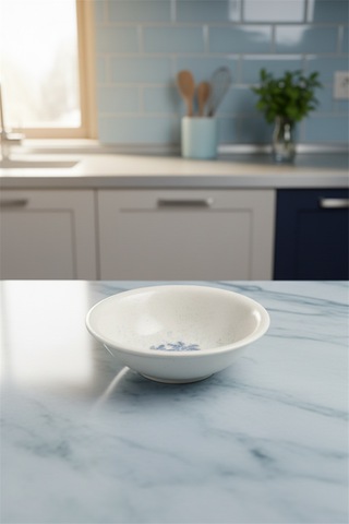 6'lı Valencia Salata Kasesi 22cm Dijital Valeria-b Rinart Krem