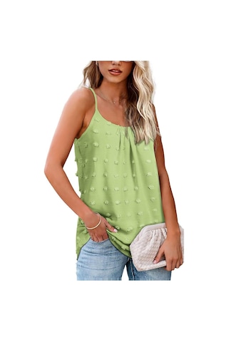 Açık Mavi Yaz Kadın Kaşkorse Yular Yuvarlak Yaka Ponpon Kolsuz Ayarlanabilir Kaşkorse Kadın Fanila